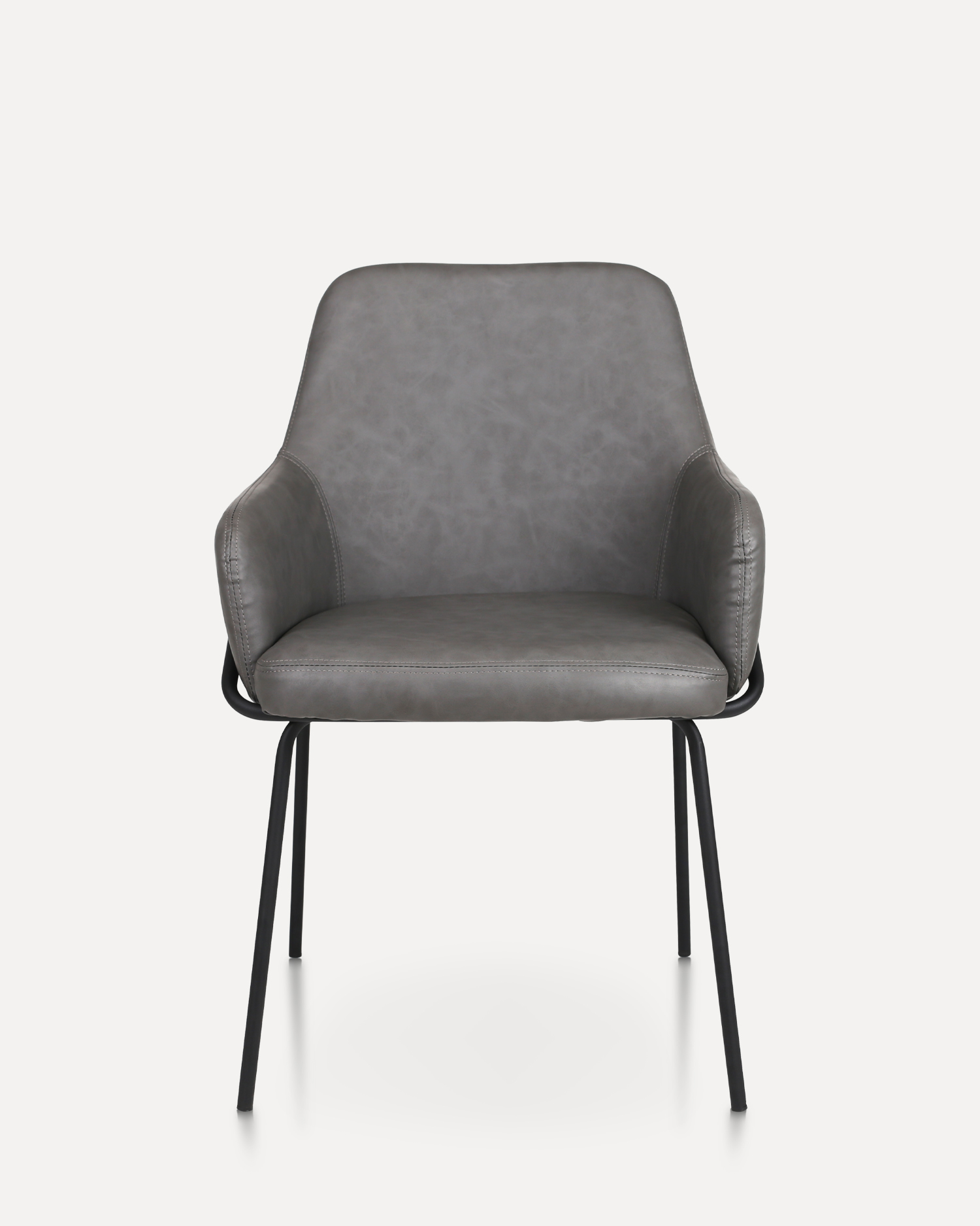 كرسي لتناول الطعام الجلدي مع الذراع كرسي لتناول الطعام الجلدي مع الذراع