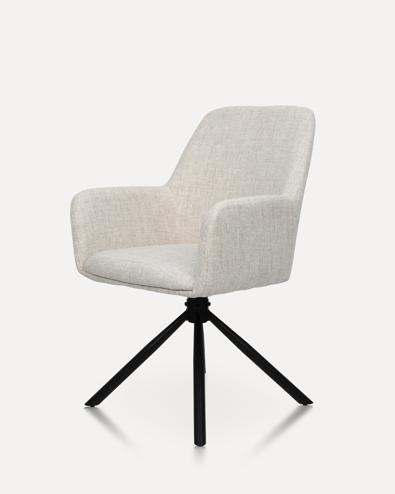 كرسي تناول الطعام من النسيج