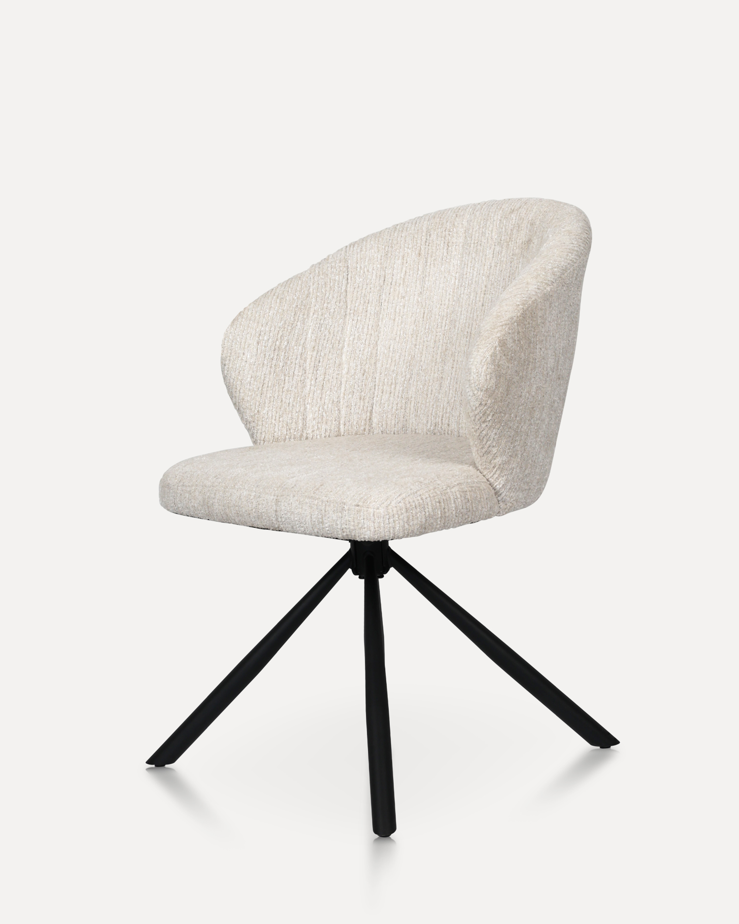 كراسي غرفة الطعام الأبيض دوارة