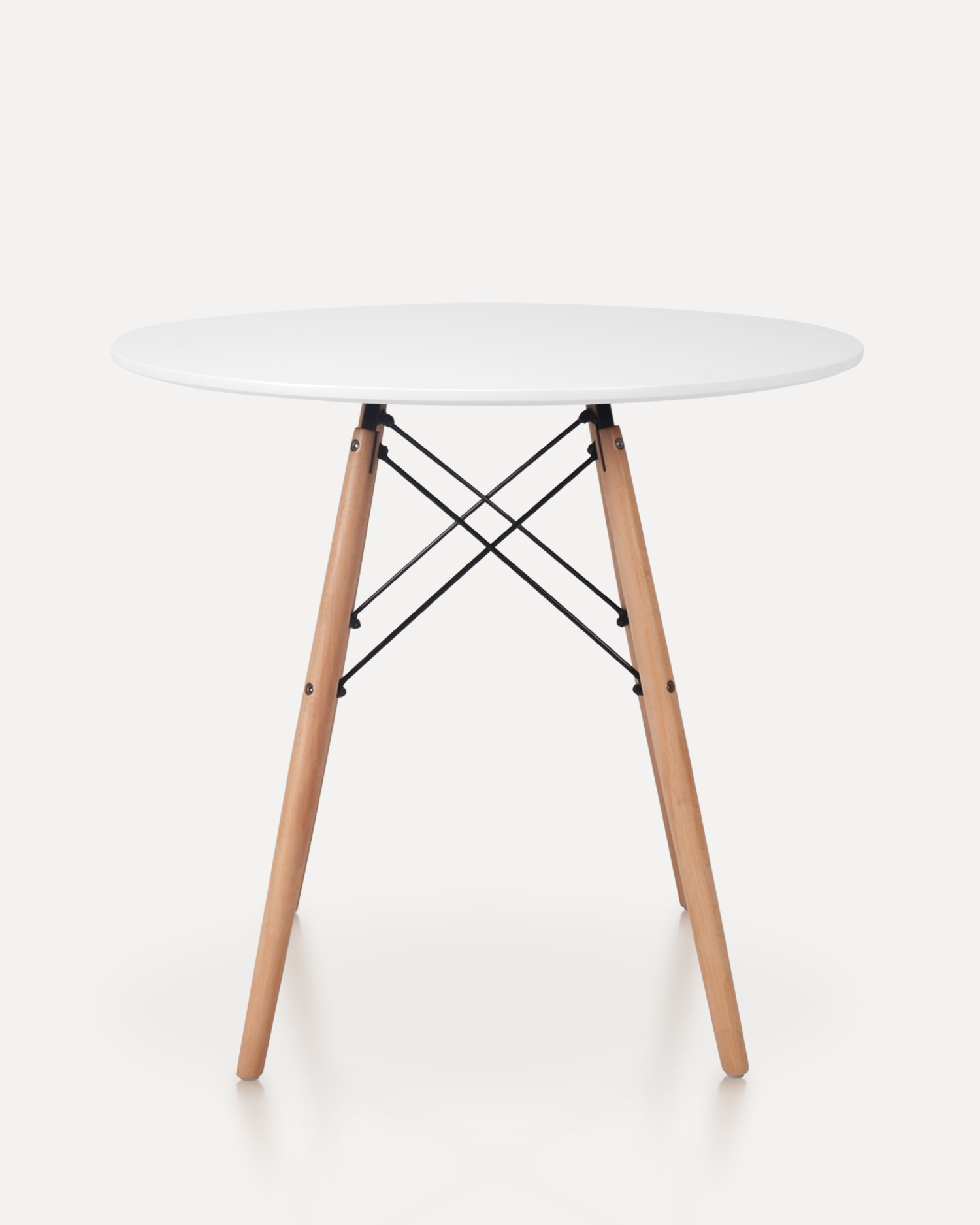 طاولة طعام خشبية مستديرة الشمال