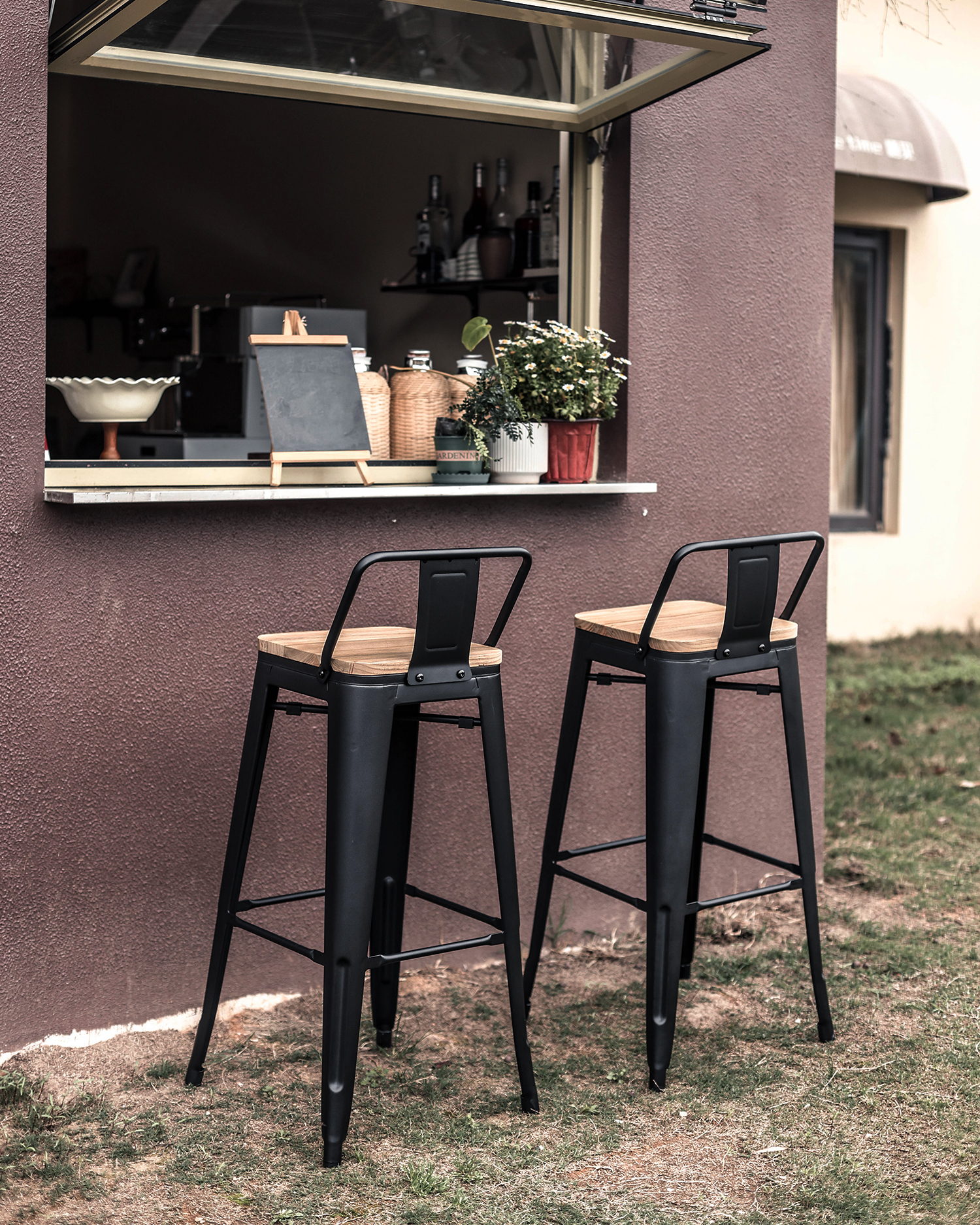 كراسي تصميم الفناء الريفي كراسي تصميم الفناء الريفي