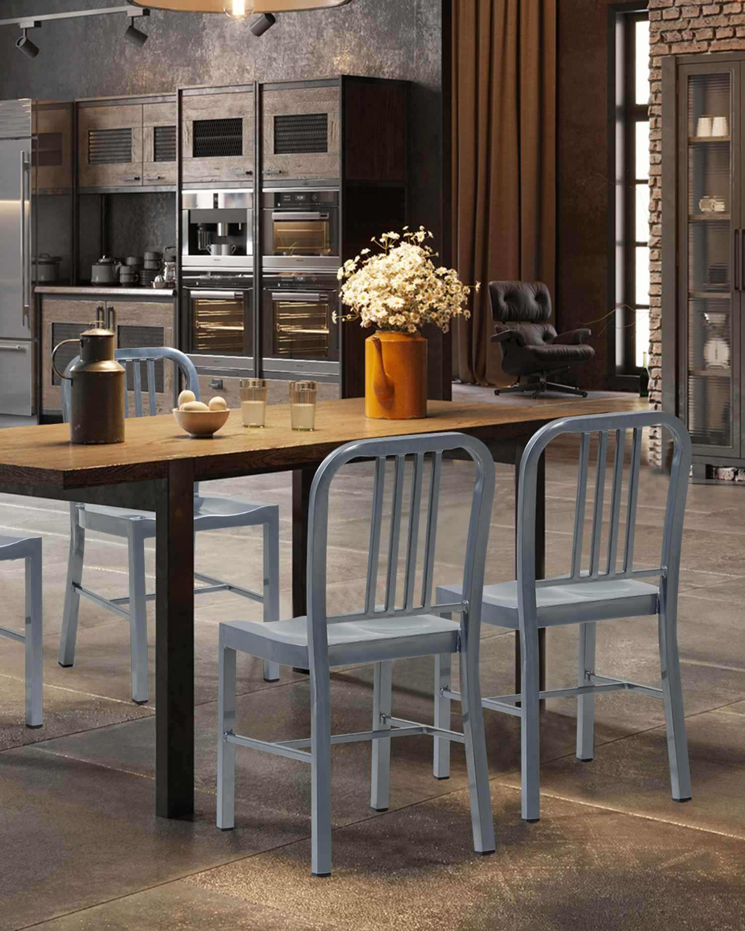 كرسي حديدي التصميم الخالدة كرسي حديدي التصميم الخالدة